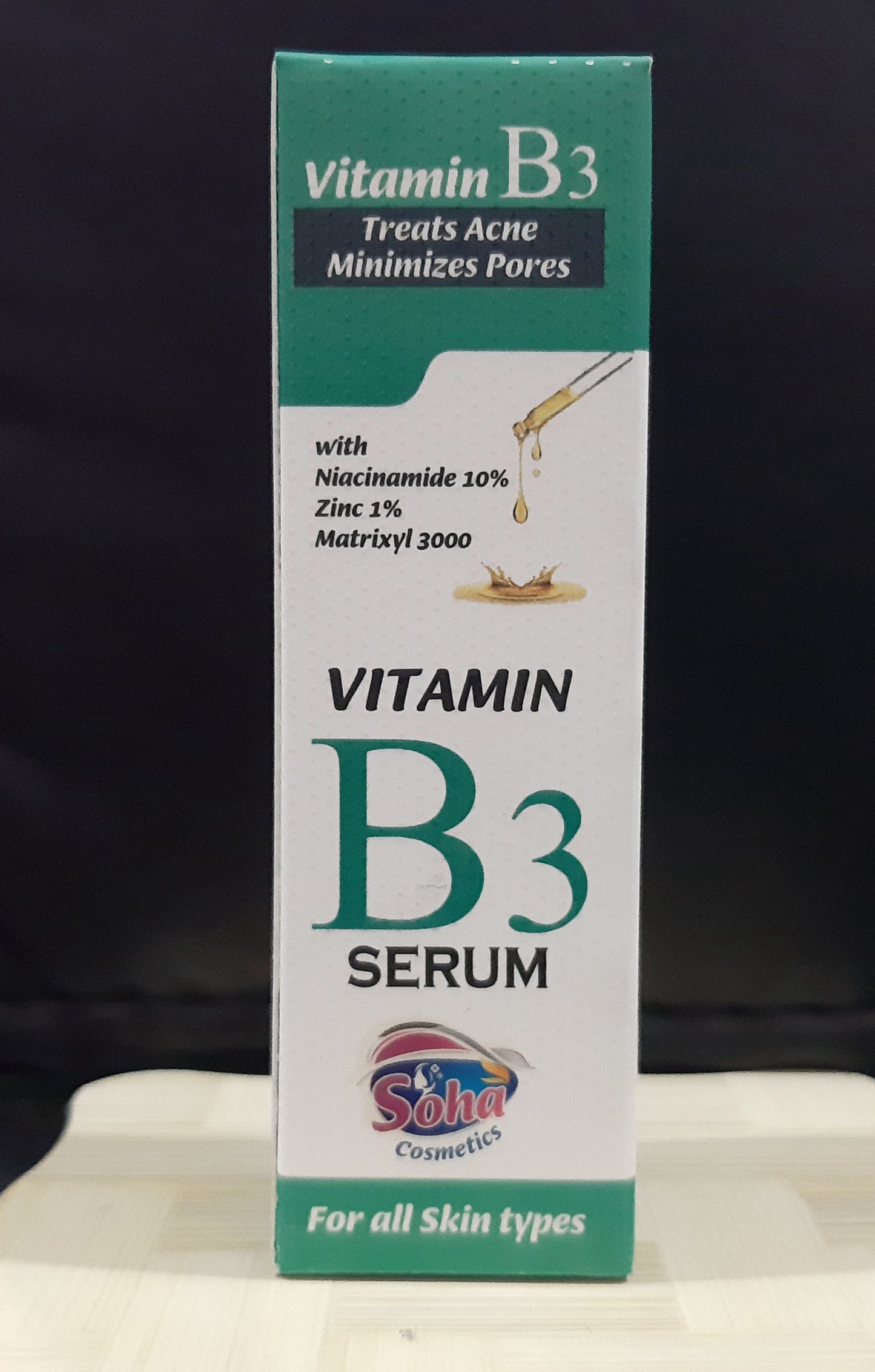 Vitamin B3 Serum for Acne, Pore Minimizing
